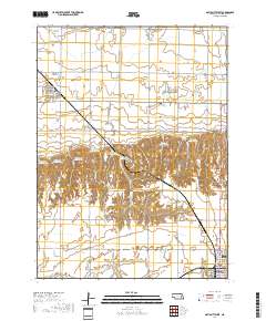 David City West 2017 topographic map thumbnail