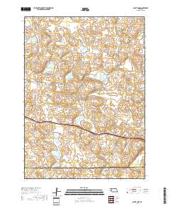 Gaunt Lake 2017 topographic map thumbnail