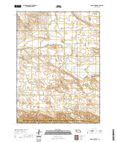 Hagaman Cemetery 2017 topographic map thumbnail