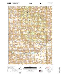 Halsey SE 2017 topographic map thumbnail