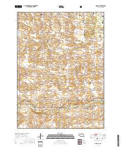 Halsey SW 2017 topographic map thumbnail