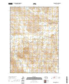 Isinglass Buttes 2017 topographic map thumbnail