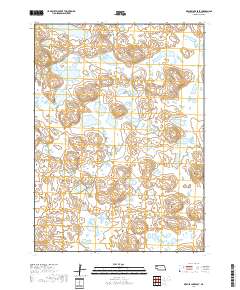 Krause Lake East 2017 topographic map thumbnail