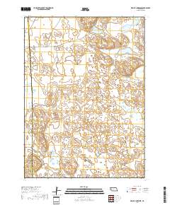 Krause Lake West 2017 topographic map thumbnail