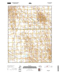 Lamar NE 2017 topographic map thumbnail