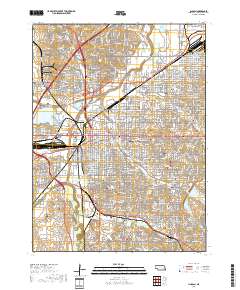 Lincoln 2017 topographic map thumbnail