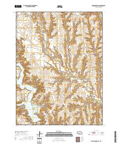 Medicine Creek Dam 2017 topographic map thumbnail