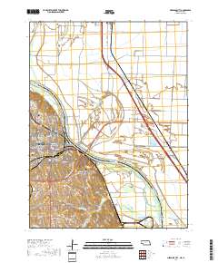 Nebraska City 2017 topographic map thumbnail