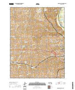 Nebraska City NW 2017 topographic map thumbnail