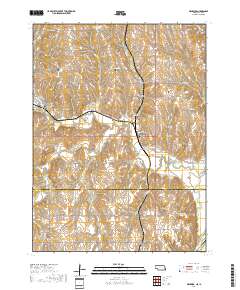 Nehawka 2017 topographic map thumbnail