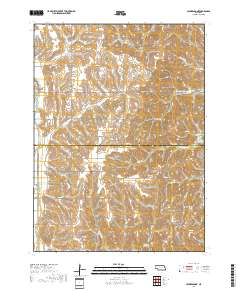 Nickerson NE 2017 topographic map thumbnail