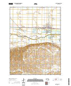 North Bend 2017 topographic map thumbnail