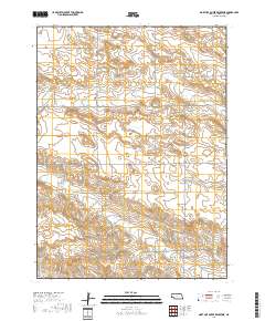 North of Oliver Reservoir 2017 topographic map thumbnail