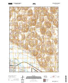 North Platte East 2017 topographic map thumbnail