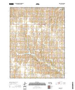 Odell NE 2017 topographic map thumbnail