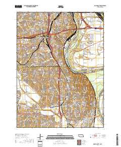 Omaha South 2017 topographic map thumbnail