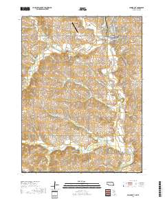 Pawnee City 2017 topographic map thumbnail