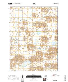 Pony Lake 2017 topographic map thumbnail