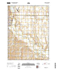 Wahoo East 2017 topographic map thumbnail