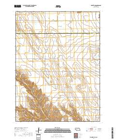 Wauneta SW 2017 topographic map thumbnail