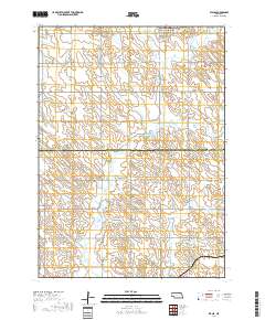 Wausa 2017 topographic map thumbnail