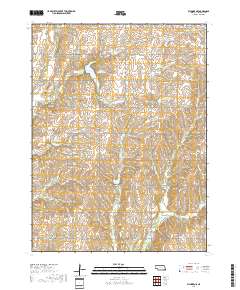 Wymore NE 2017 topographic map thumbnail