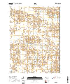 Rush Lake 2017 topographic map thumbnail