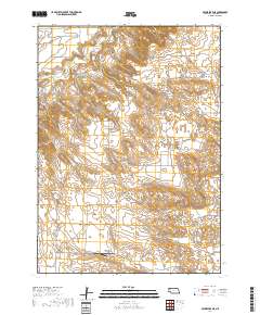 Skunk Lake NE 2017 topographic map thumbnail