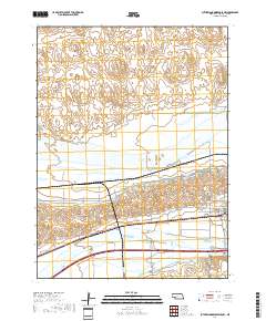 Sutherland Reservoir NW 2017 topographic map thumbnail