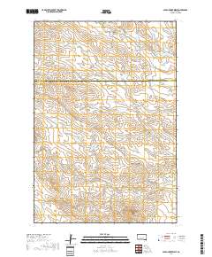 Alkali Creek West 2017 topographic map thumbnail