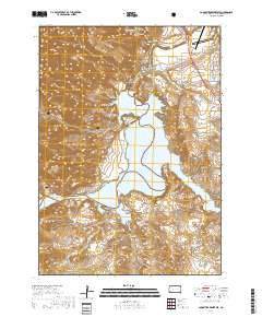 Angostura Reservoir 2017 topographic map thumbnail