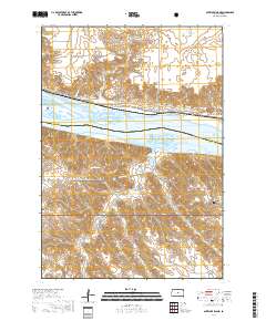 Antelope Island 2017 topographic map thumbnail