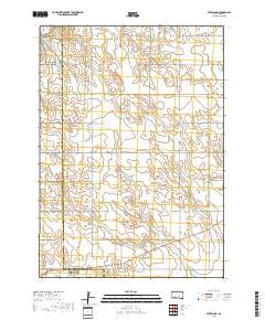 Batesland 2017 topographic map thumbnail