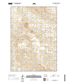 Battle Creek Butte 2017 topographic map thumbnail