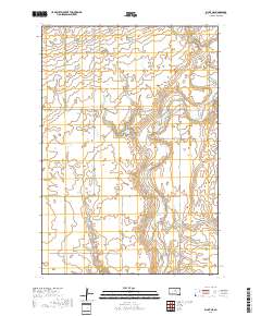 Blunt NE 2017 topographic map thumbnail