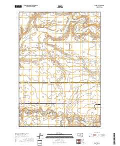 Blunt SE 2017 topographic map thumbnail