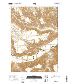 Bridger SE 2017 topographic map thumbnail