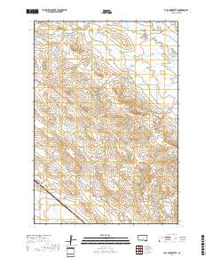 Bull Creek Butte 2017 topographic map thumbnail
