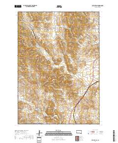 Butcher Hill 2017 topographic map thumbnail