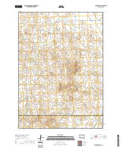 Buzzard Butte 2017 topographic map thumbnail