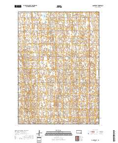 Canova East 2017 topographic map thumbnail