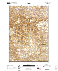 Cedar Canyon 2017 topographic map thumbnail