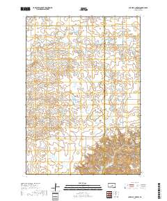 Chapelle Lake SW 2017 topographic map thumbnail