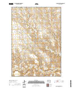 Chasing Hawk Draw 2017 topographic map thumbnail
