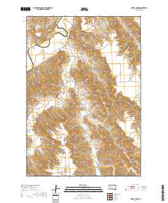 Cherry Creek 2017 topographic map thumbnail