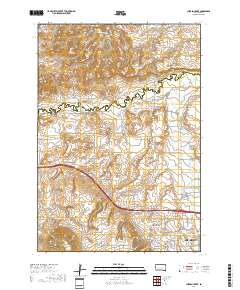 Chicken Creek 2017 topographic map thumbnail