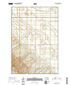 Claire City SW 2017 topographic map thumbnail