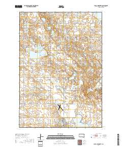 Clear Lake North 2017 topographic map thumbnail