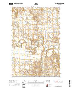 Cottonwood Creek NE 2017 topographic map thumbnail