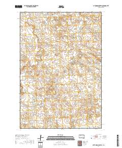 Cottonwood Creek SE 2017 topographic map thumbnail